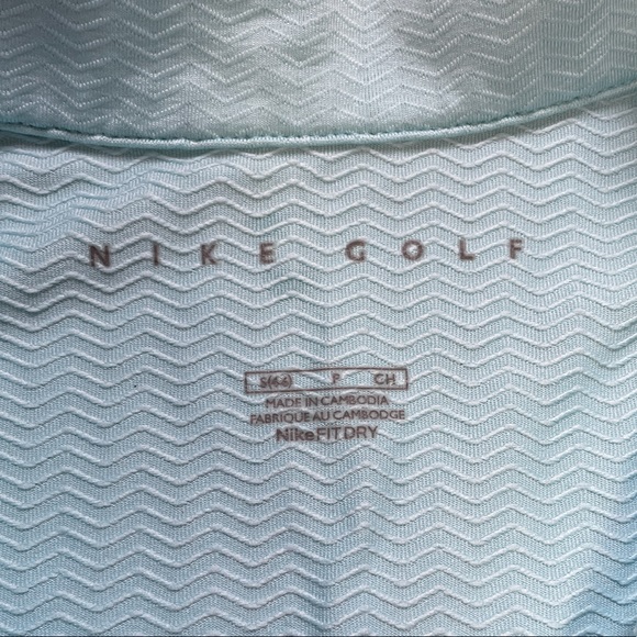 Nike Factory Baby Blue Golf Shirt - Small - Picture 2 of 3
